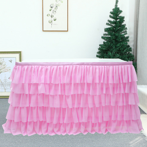 Mantel De Tul, Falda De Mesa, Tutú, Vajilla Para