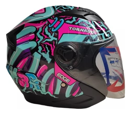 Casco Moto Semi Integral Edge Jaguar Moto Loco Motos 