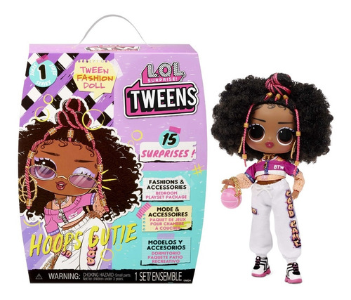 Lol Surprise Tweens Muñeca Hoops Cutie Con 15 Sorpresas