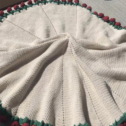 Manta Crochet De Ramo De Flores, Ideal Para Regalo Y Hogar A