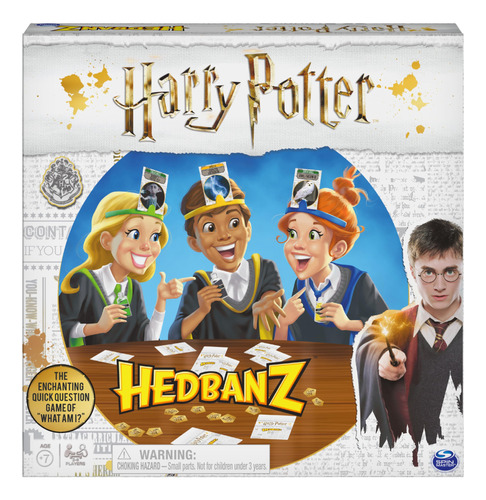 Hedbanz, Juego De Cartas De Harry Potter Edición , Juguete.
