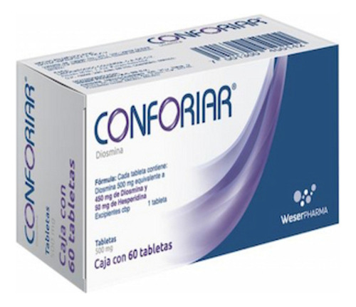 Conforiar Tableta 450 Mg/50 Mg, 60 Tabletas
