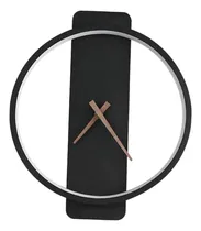 Comprar Moderno Minimalista Reloj De Pared Silencioso Redondo Negro