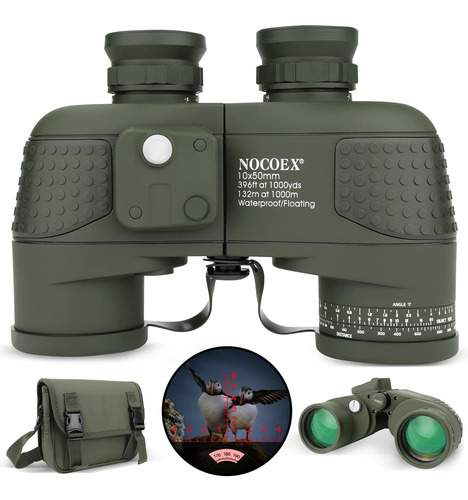 10x50 Hd  Proof Binoculars For Adults  Marine Binocular...