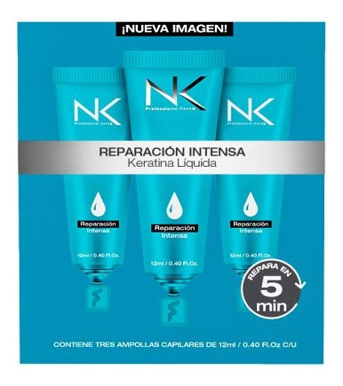 Ampollas Nk Tripack - Reparacion Intensa (keratina Liquida)