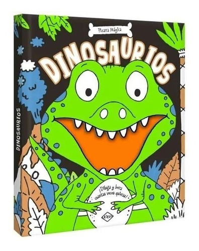 Libro Pizarra Mágica De Dinosaurios + Marcador Especial