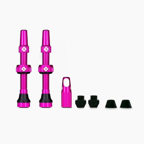 Válvula De Aluminio Tubeless 60mm Pink Muc-off 