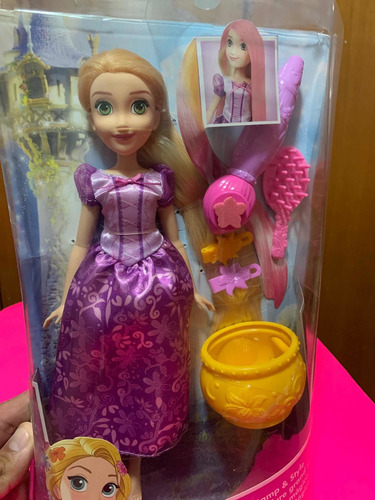 Muñeca Disney Princess Rapunzel Cabello Mágico Hasbro