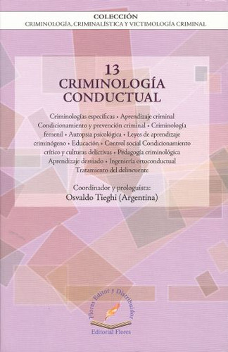 Libro: Criminologia Conductual