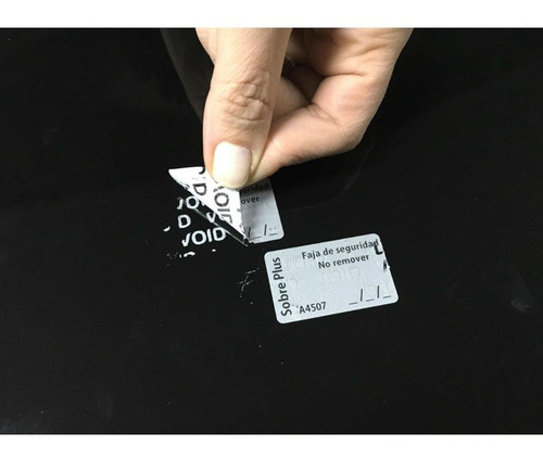 Imagen 5 de 6 de Etiquetas De Cierre Inviolable X 500 U. De 46mm X20mm