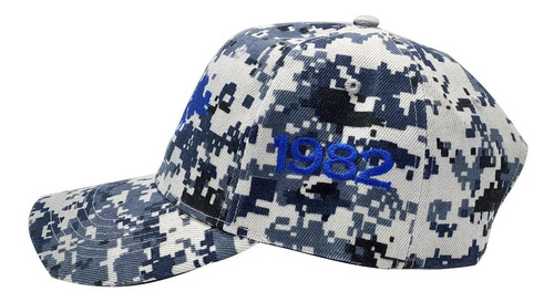Gorra Malvinas Argentinas Islas Bordada Pixel Azul Camuflada