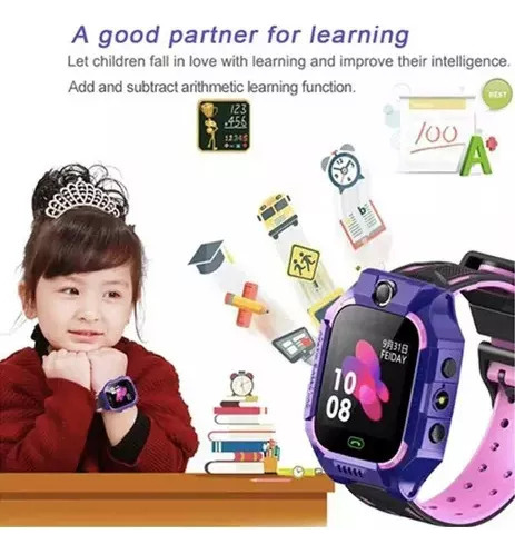 Reloj Inteligente Para Niños Con Cámara Rastreadora Gps Y So