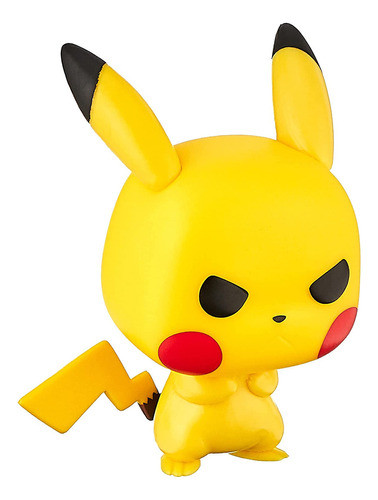 Funko Pop! Games: Pokemon - Pikachu Gruñón, Multicolor, 3.75