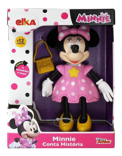 Boneca Minnie - Conta Histórias - Elka - Disney