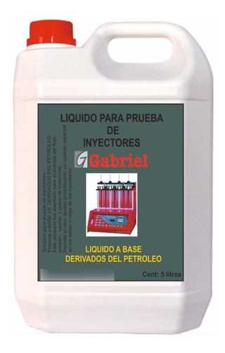 Liquido Para Prueba De Inyectores 5 Lts En Maquina 