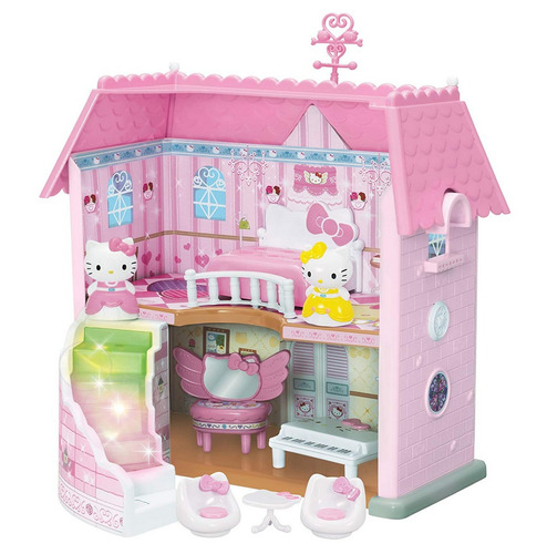 Imagen 2 de 3 de Hello Kitty Princess House Toho Sanrio (con Luces Led) Nuevo