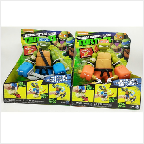 2 Tortugas Ninja Gigantes 30cm 360 Grados Tmnt