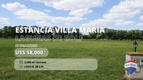 Lote En Venta Lagunas Del Golf Villa Maria Canning