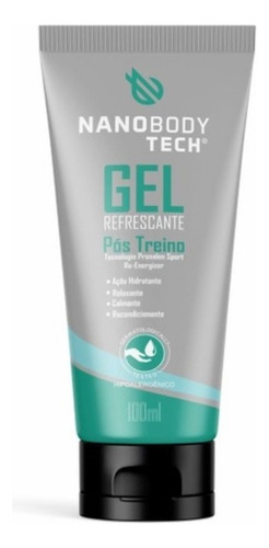 Gel Refrescante Pós Treino - 100ml - Nanobodytech
