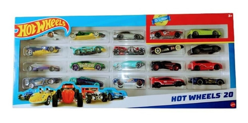 Set 20 Hot Wheels Carritos Vehículos De Metal 4012