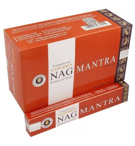 Mantra indio Vijayshree Golden Nag Massala 1 Cx C/12 Cx