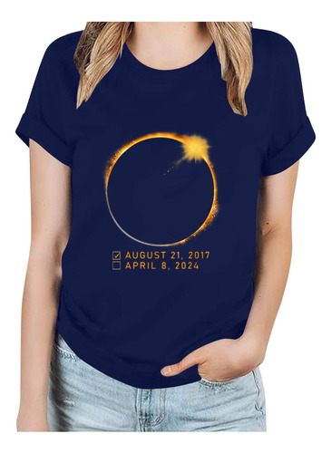 Camiseta Estampada S Total Solar 2024 Con Cuello Redondo Y P