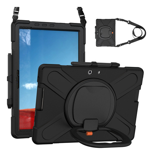 Funda Resistente Con Rotación De 360 Grados Para Microsoft Surface Pro X 2019, Funda Con Soporte De 13 Pulgadas Con Mango Y Agarre