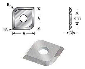 Herramienta Amana, Inserto De 12 X 1 Mm X Rc-2242 (rck-34...
