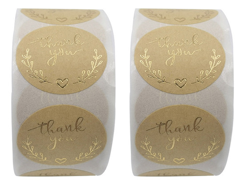 Pegatinas Para Fiestas Y Regalos De Boda, 2 Rollos