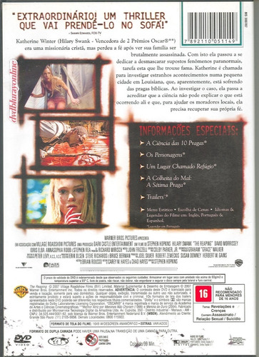 Dvd A Colheita Do Mal (terror)
