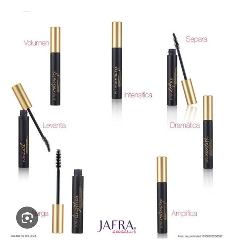 Jafra Mascara Para Pestañas Lengthen Alarga A Prueba De Agua Negro