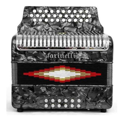 Acordeon Farinelli Sol 31 Botones 12 Bajo Parrilla Metal