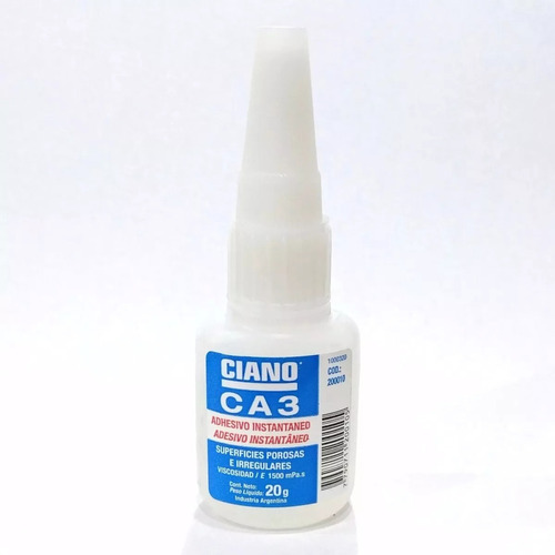 Ciano Ca3 20g Adhesivo Pegamento Cianocrilato Instantaneo