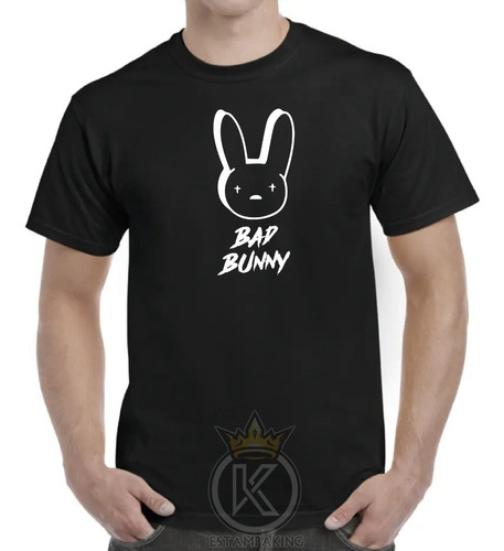 Polera Bad Bunny - Logo - Concierto - Estampaking