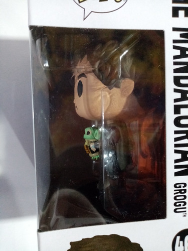 Star Wars The Mandalorian Sin Casco Y Grogu Funko Pop 461 (Usado)