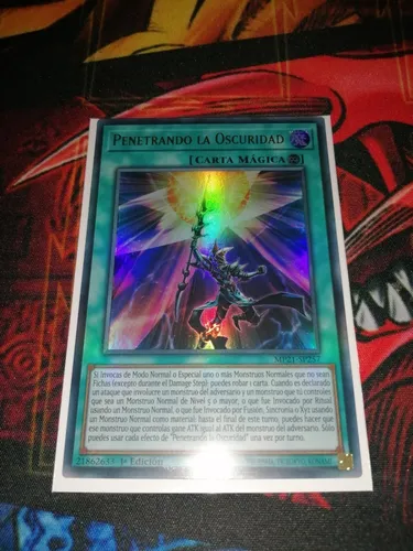 Penetrando La Oscuridad Mago Oscur Yu-gi-oh! Original Konami