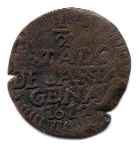 Cartagena Medio Real 1812