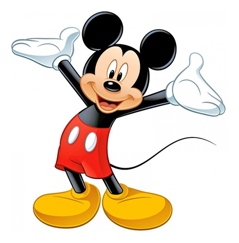 Mickey Mouse 3d - Stickers Adhesivos Gigantes