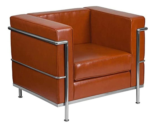 Flash Furniture Hercules Regal Series Contemporary Cognac Le