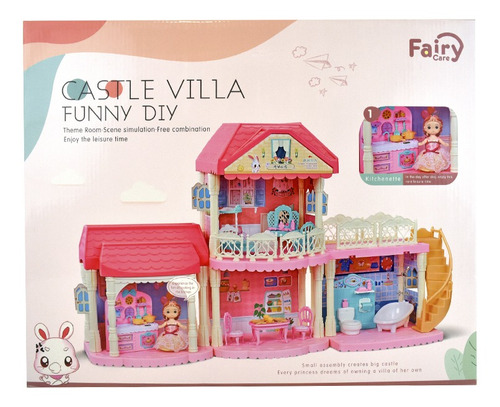 Fairy Care Castillo Princesa Chico Cksur0699 Color Rosa