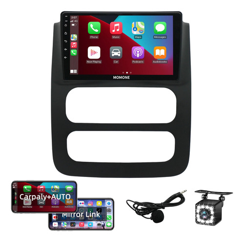 Estéreo 2+32g Carplay Para Dodge Ram 1500 2500 02-2009 Gps