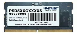 Ram Para Laptop Sodimm Patriot Signature Line Ddr5 32gb