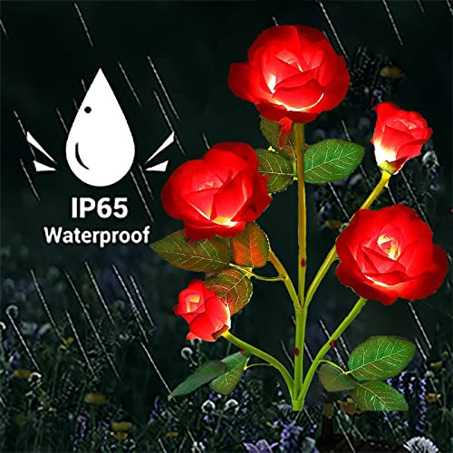 Paquete De 2 Luces Solares Para Flores, Decorativas Para Ext
