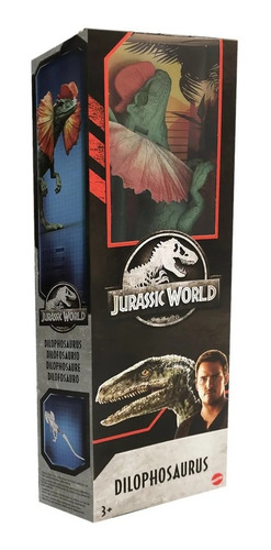 Imagem 2 de 5 de Dinossauro Dilophosaurus 30cm - Jurassic World Rivals Mattel