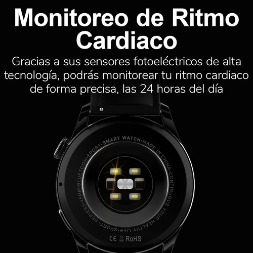 Imagen 6 de 9 de Reloj Inteligente Dt3 Mujer Elegante Llamadas Ecg Sumergible
