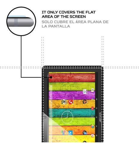 Protector Pantalla Antishock Para Tablet Archos 121 Neon