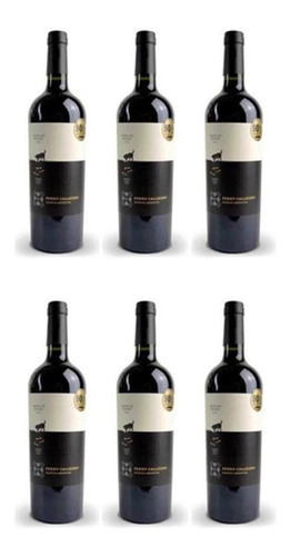 Vinho Perro Callejero Malbec Kit Com 06 Un - Com Nota Fiscal