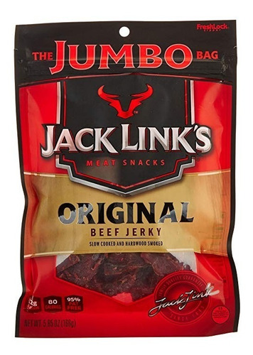 Beef Jerky De Jack Link, Original, 5,85 Oz Tamaño Compartir 