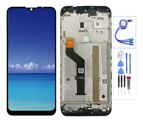 Pantalla Táctil Lcd Con Marco Para Motorola Moto G9 Play Xt2