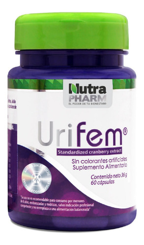 Urifem X 60  - Nutrapharm